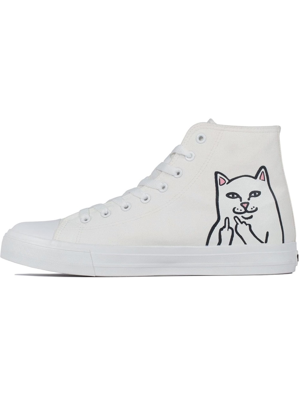 RIPNDIP Lord Nermal White Hi-Top Shoes - Picture 5 of 15